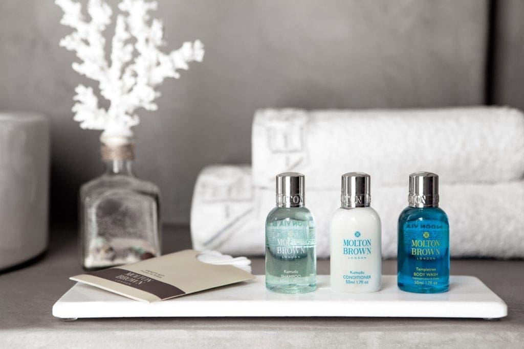 Personalized amenities prepared at Erossea Villa Santorini